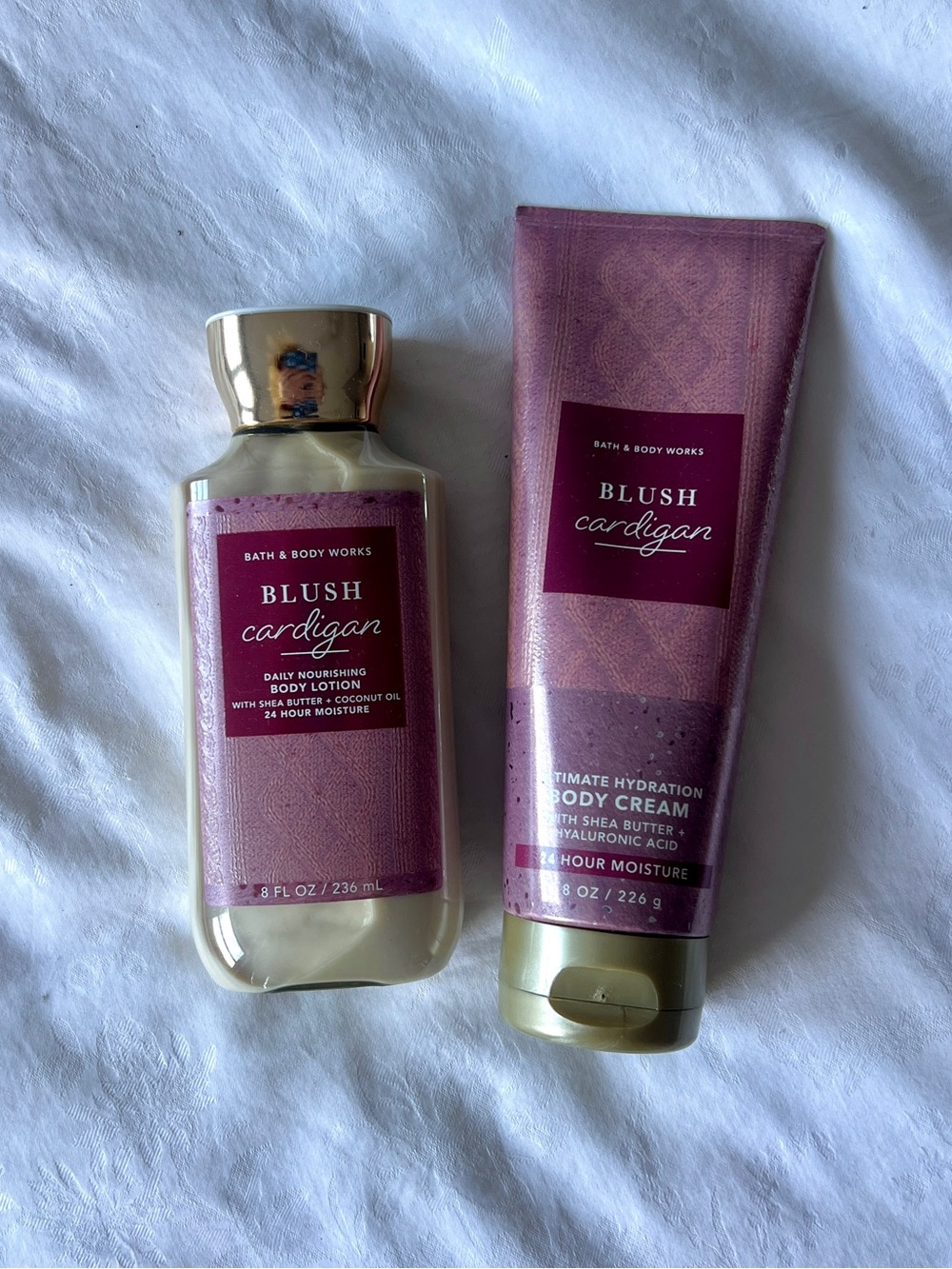 Bath & Body Works Blush Cardigan Body Lotion & Body Cream